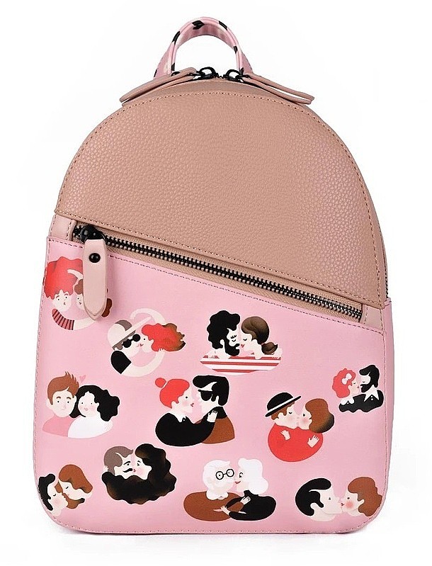 рюкзак Vuch Lovers - Pink/Light Brown - women´s
