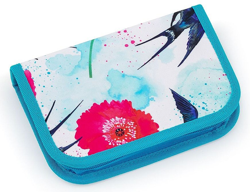 пенал Topgal PENN 22008 - G/Blue/Flowers - girl´s