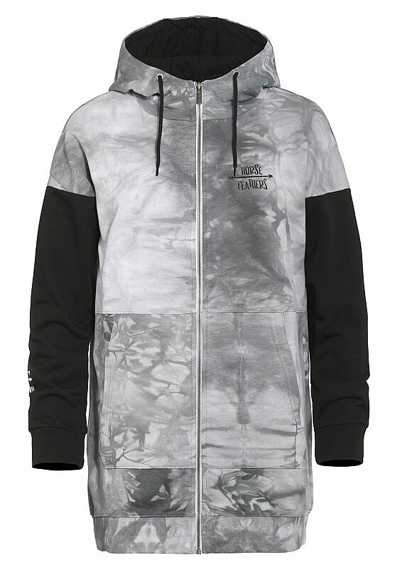 кофта Horsefeathers Cassie Zip - White Tie Dye - women´s
