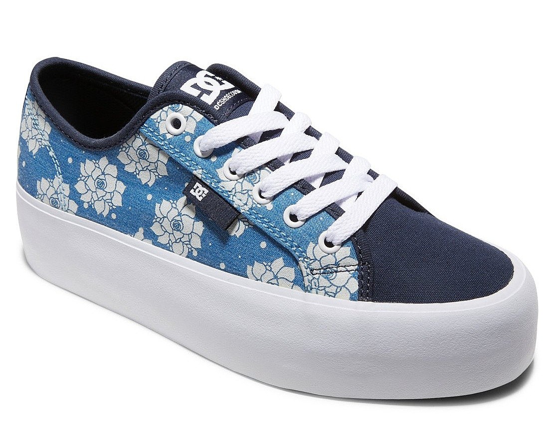 sko DC Manual Platform - DNM/Denim - women´s