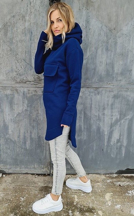 кофта M.ASCH-Be original Warm Extended - Blue - women´s