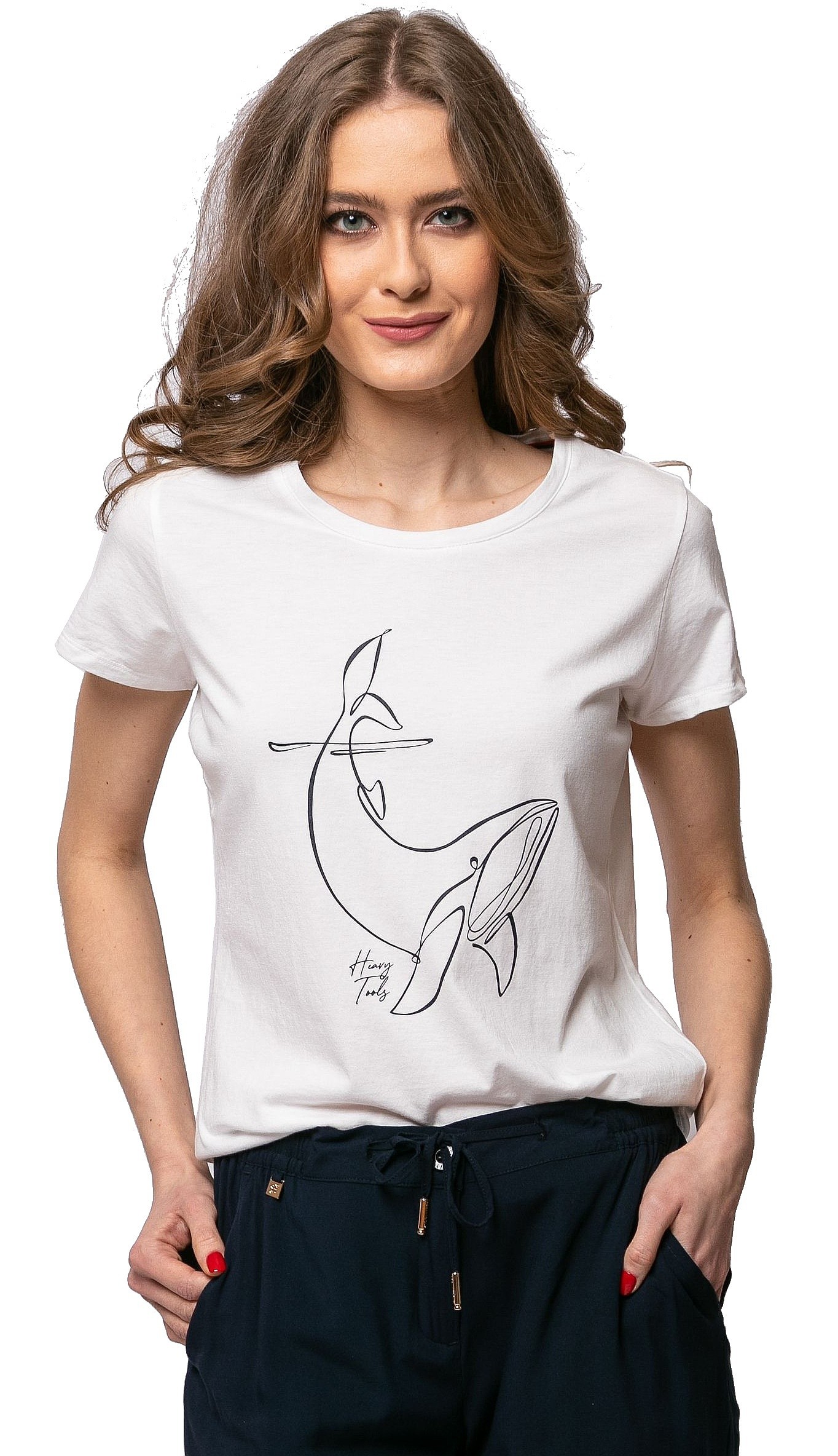 T-Shirt Heavy Tools Merry - Ecru - women´s