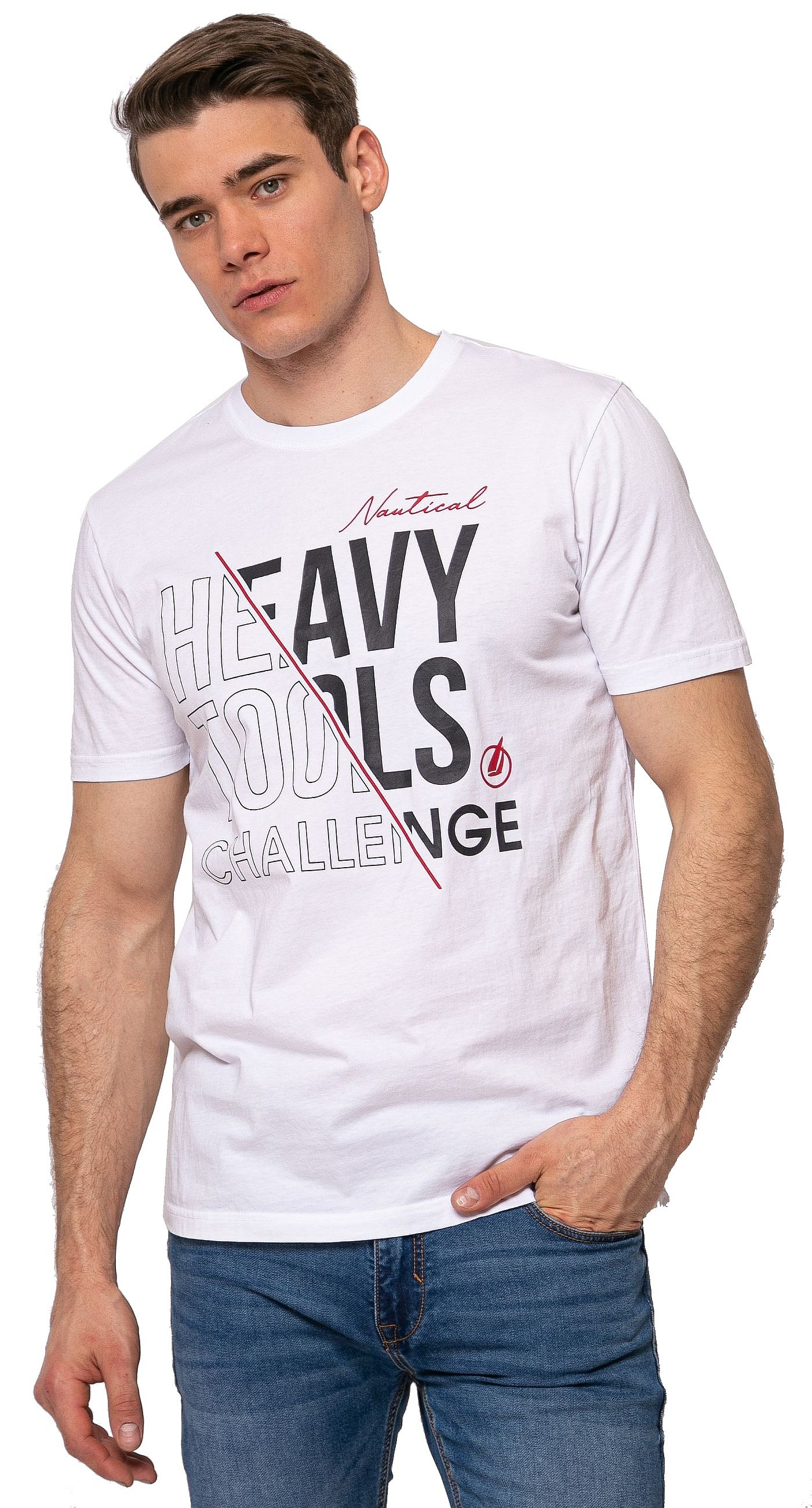 tricou Heavy Tools Modal - White - men´s