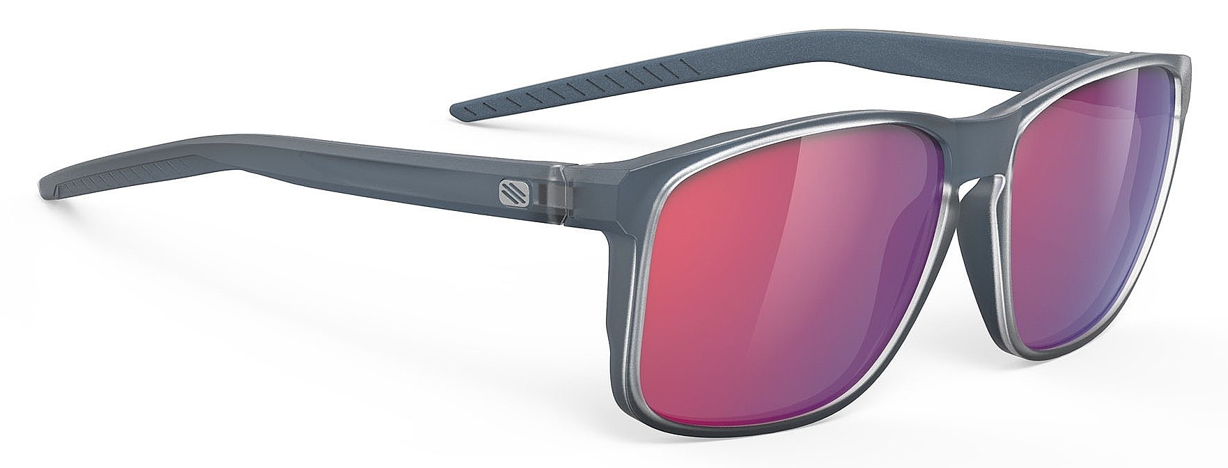 okulary Rudy Project Overlap - Ice Blue Metal Matte/Multilaser Red