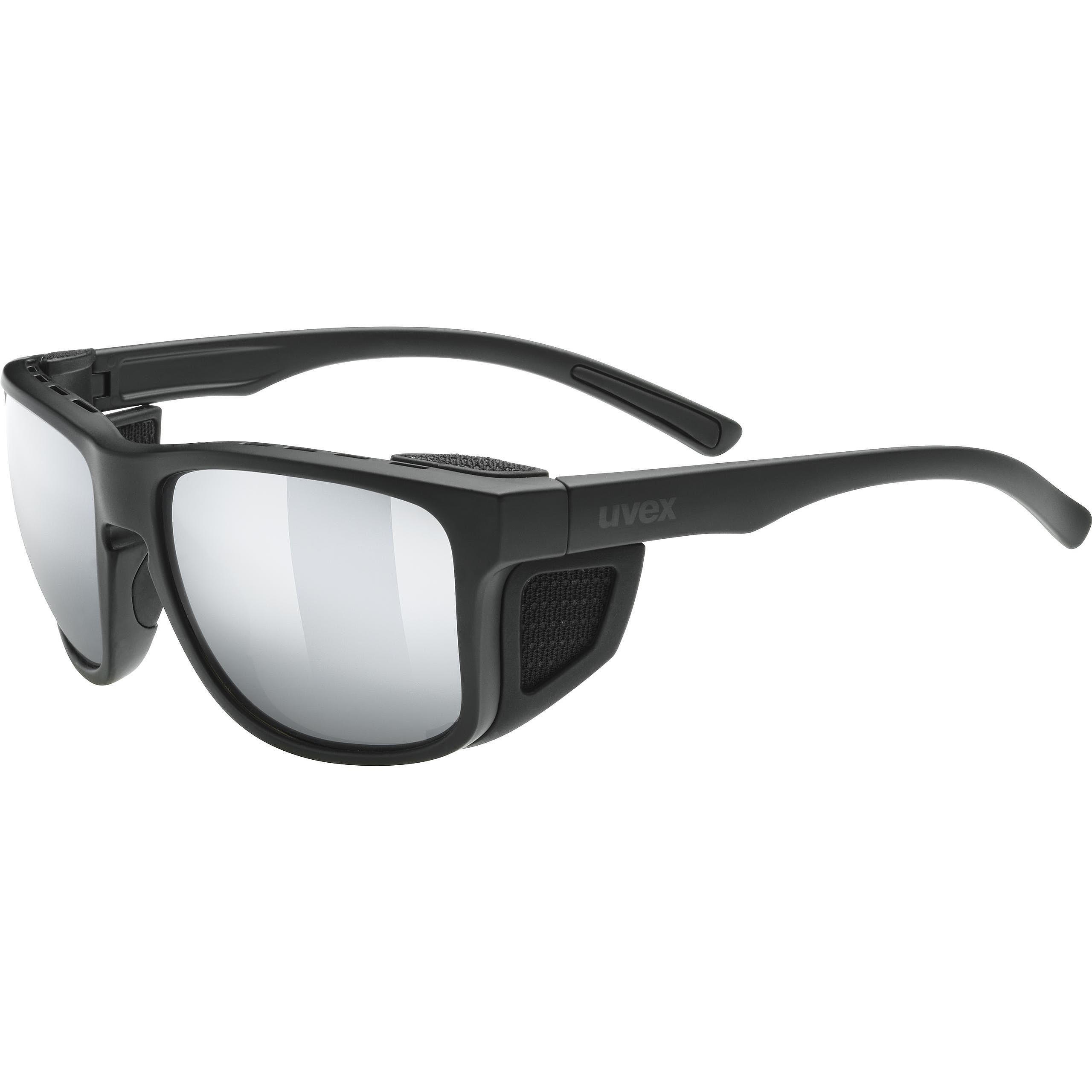 des lunettes Uvex Sportstyle 312 - Black Mat/Mirror Silver Cat.4