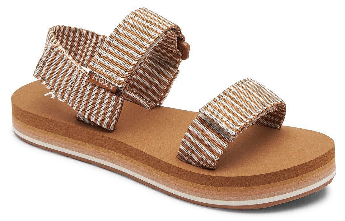 pantofi Roxy Cage - BRW/Brown/White - women´s