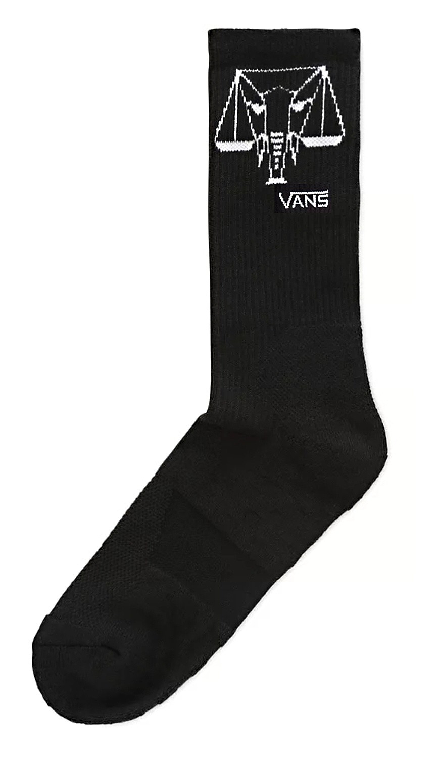 носки Vans Vans X Courage Adams Crew - Black - men´s