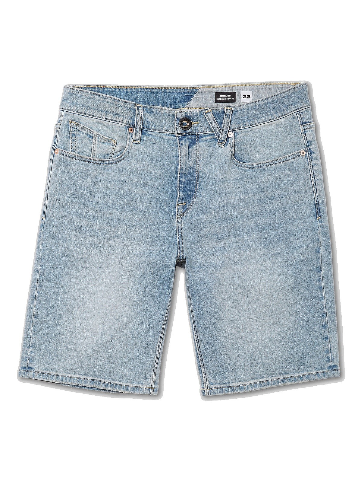 sort Volcom Solver Denim - Worker Indigo Vintage - men´s
