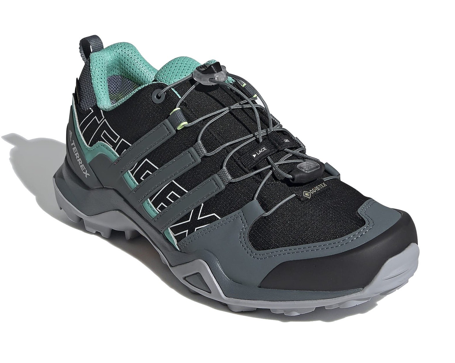 buty adidas Performance Terrex Swift R2 GTX W - Core Black/Blue Oxide/Acid Mint