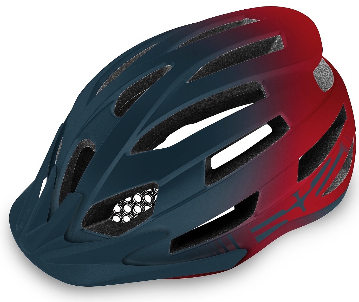 шлем R2 Spirit - ATH33E/Matte Green Petrol/Red