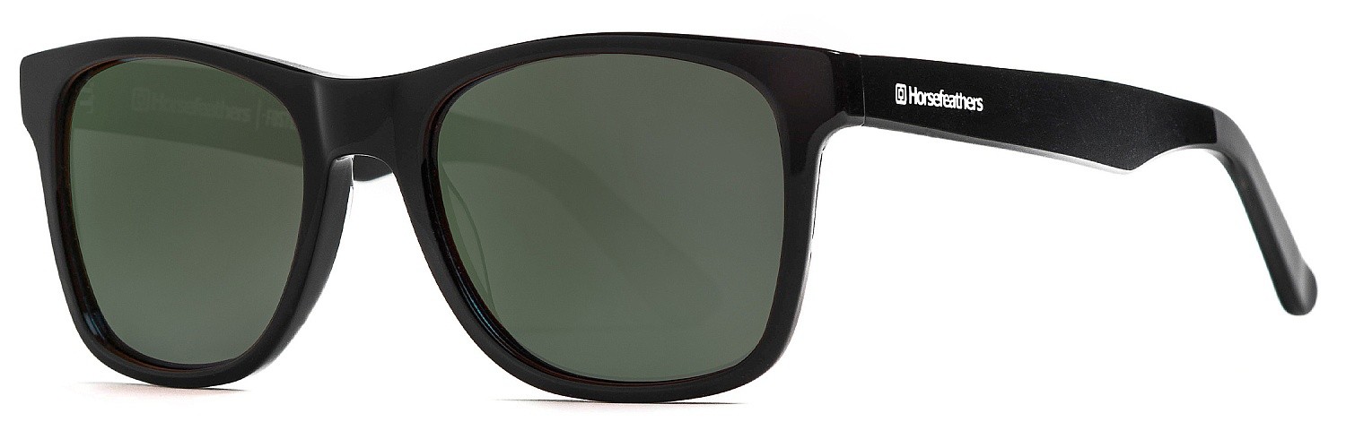 brýle Horsefeathers Foster - Gloss Black/Gray Green/Polarized