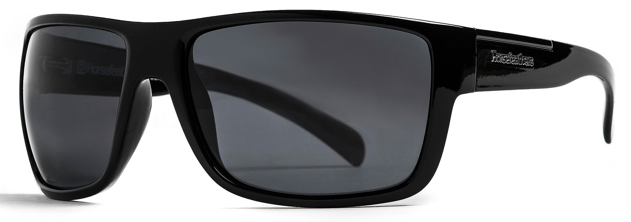 des lunettes Horsefeathers Zenith - Gloss Black/Gray/Polarized - men´s