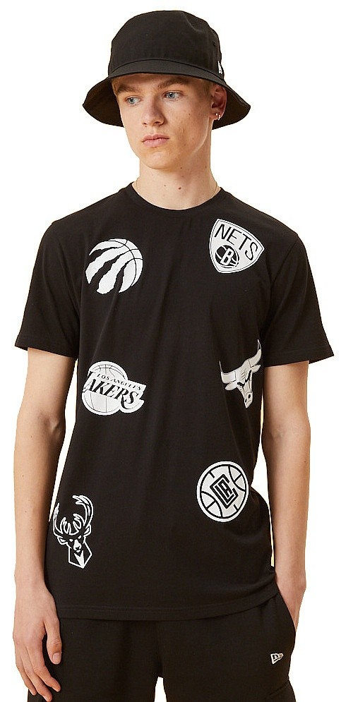 T-shirt New Era Multi Team NBA - Black