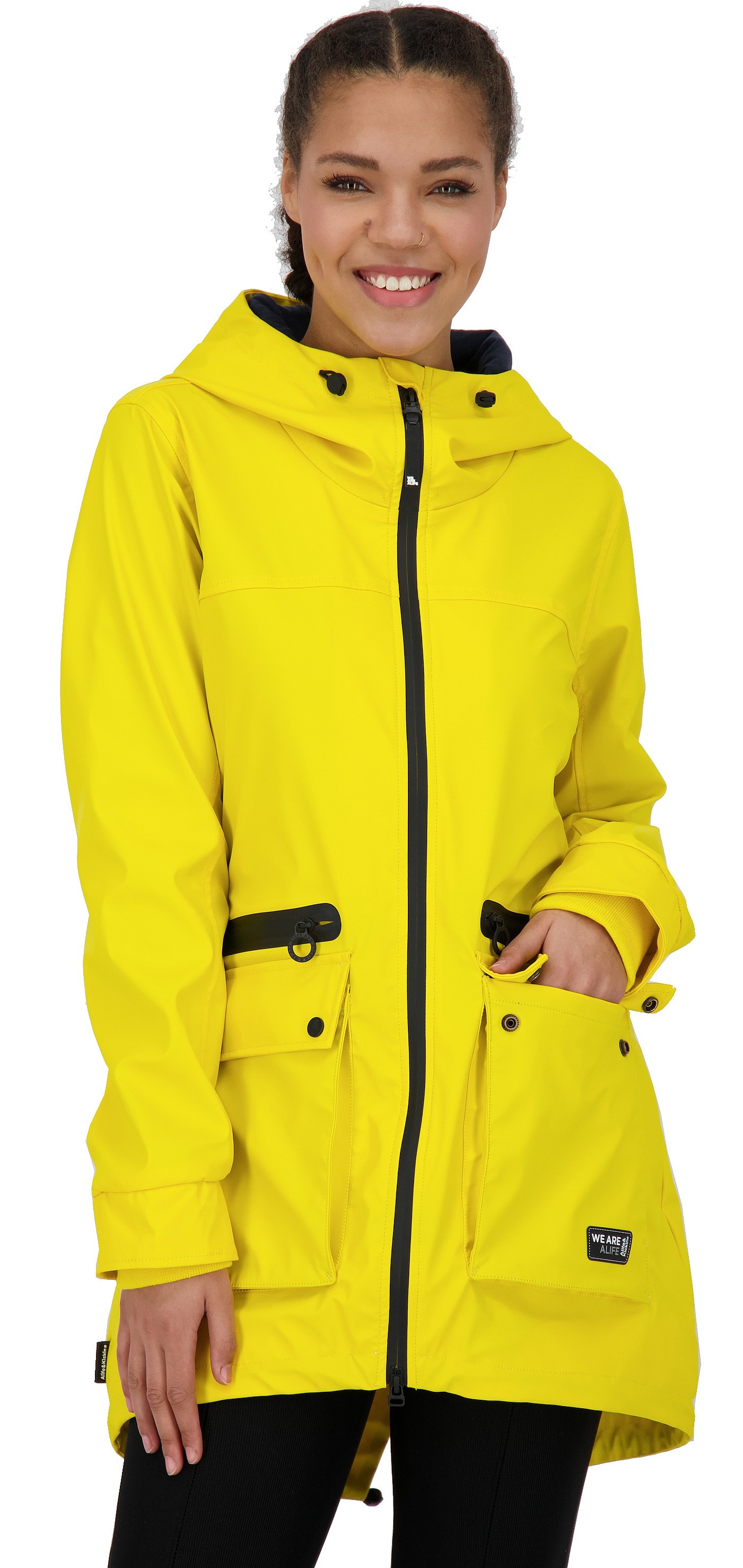 veste ALIFE AND KICKIN Audrey - Citron - women´s
