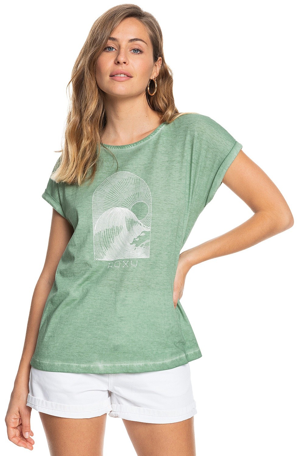 рубашка Roxy Summertime Happiness A - GLW0/Sea Spray - women´s