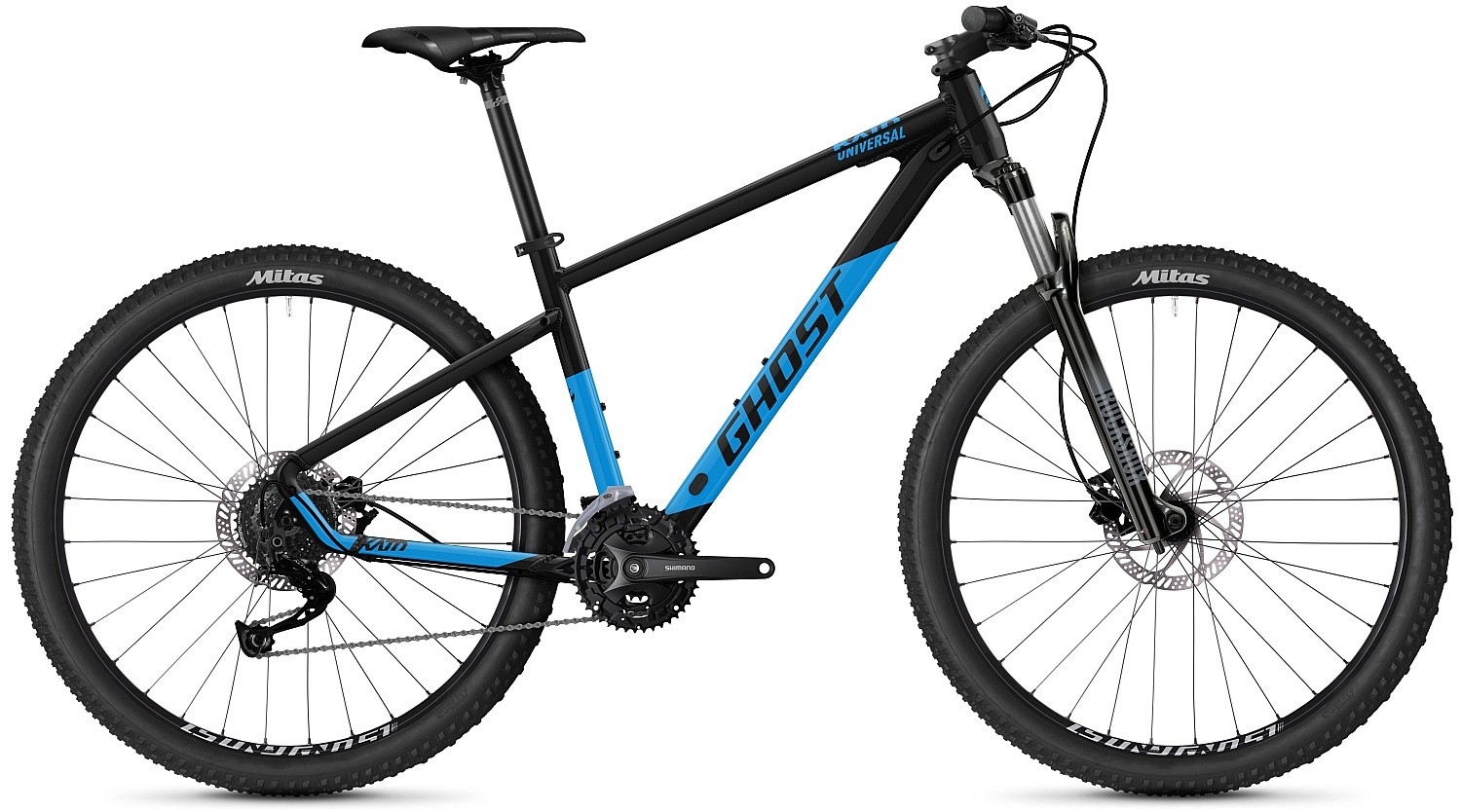 roată Ghost Kato Universal 27.5" - Black/Bright Blue Gloss