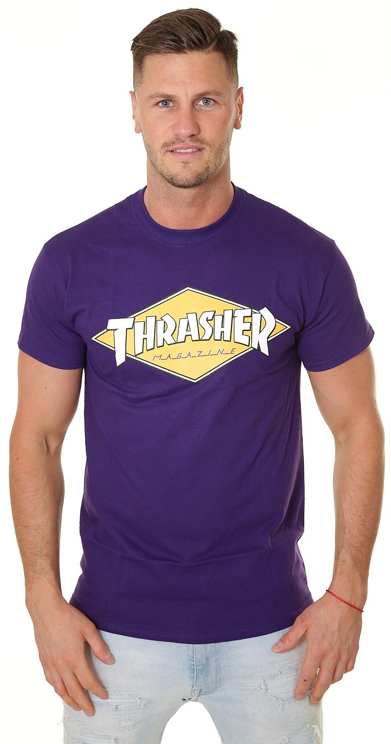 camisa Thrasher Diamond Logo - Purple - men´s