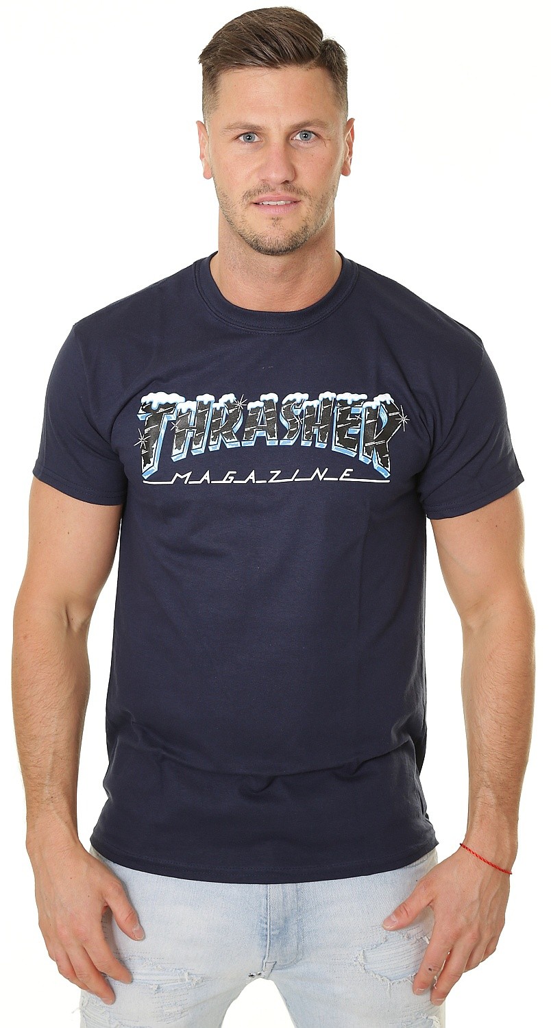 T-shirt Thrasher Black Ice - Navy - men´s