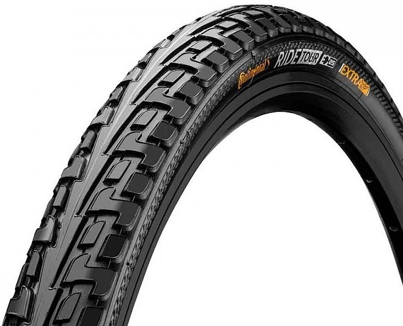 pneu de vélo Continental Ride Tour drat 28"x1.75" ExtraPuncture Belt - Black