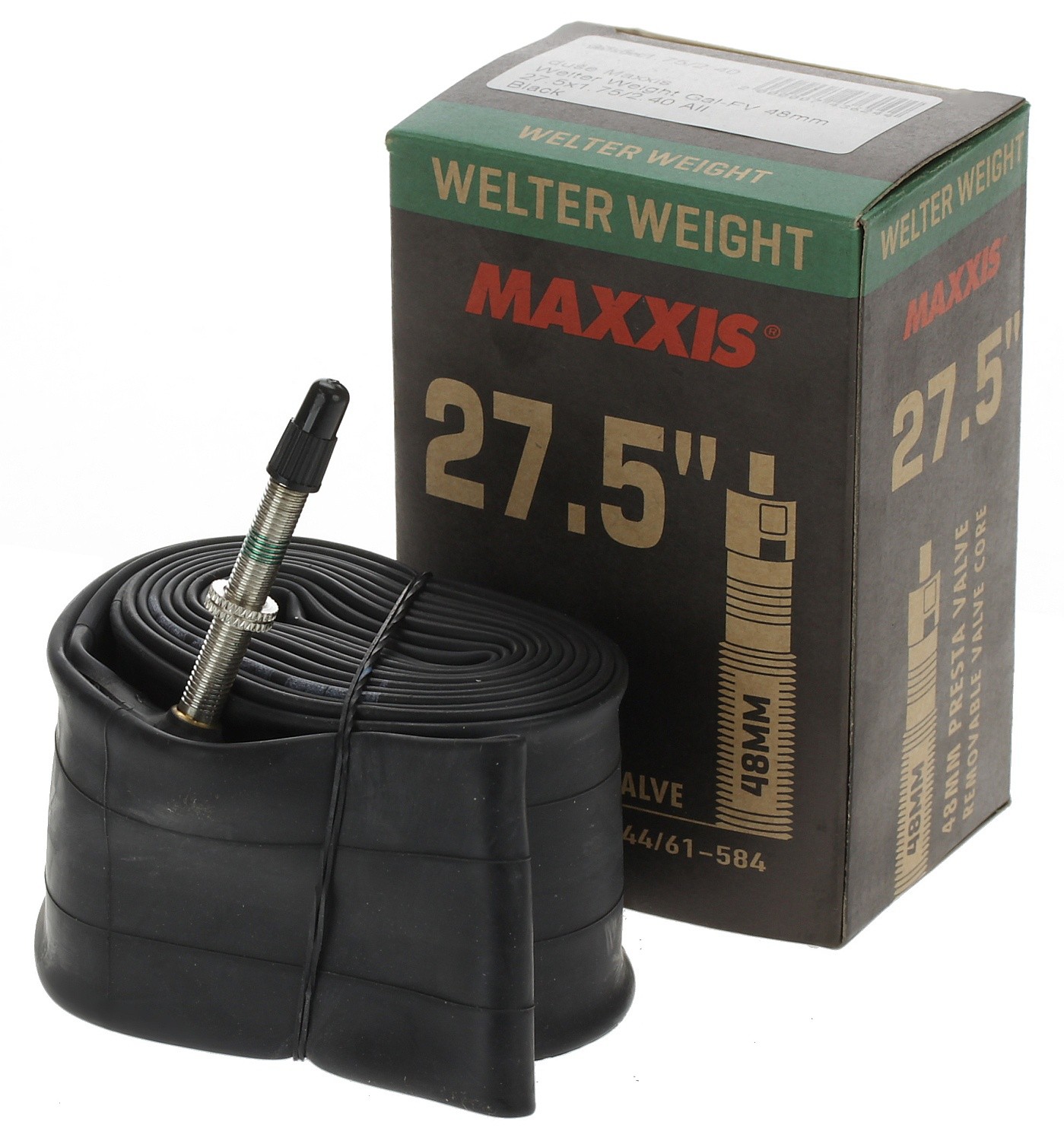 Schlauch Maxxis Welter Weight Gal-FV 48mm 27.5"x1.75"-2.40" - Black