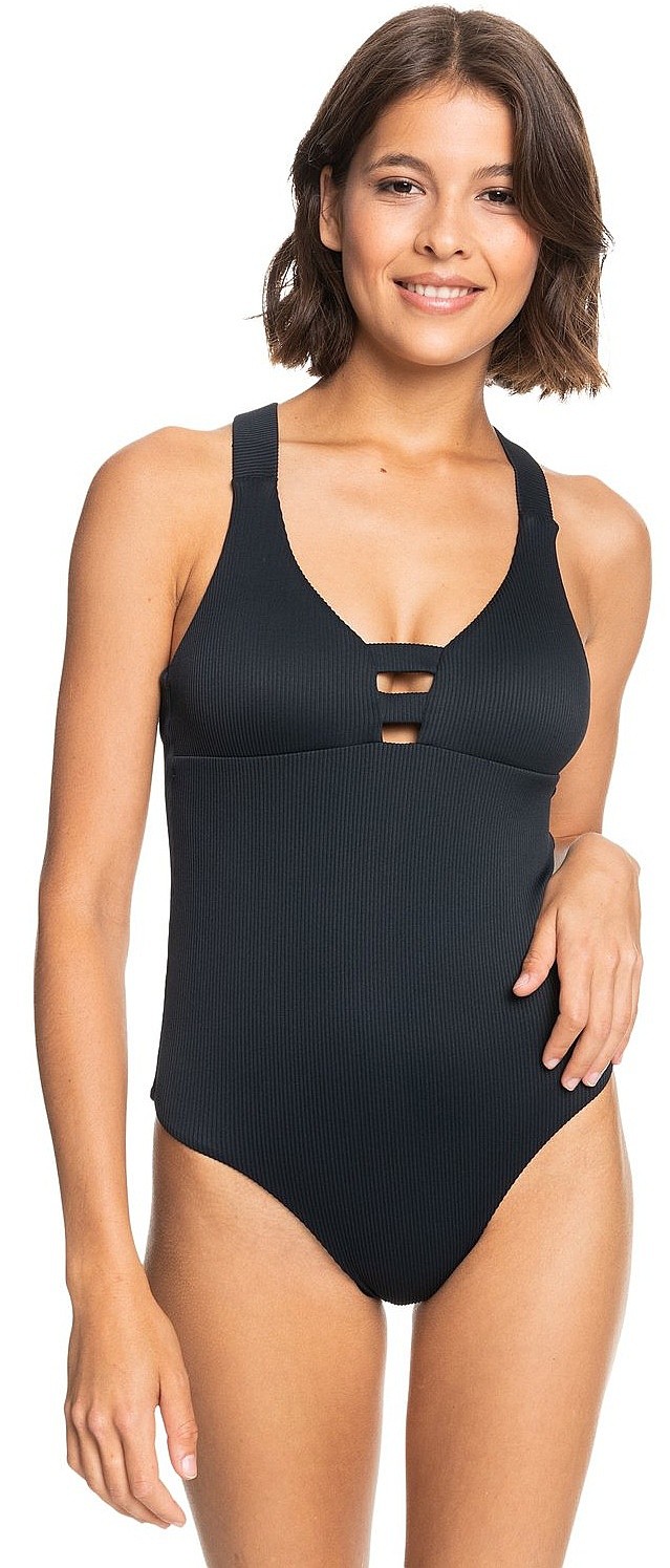 maillot de bain Roxy Love Rib Asia - KVJ0/Anthracite - women´s