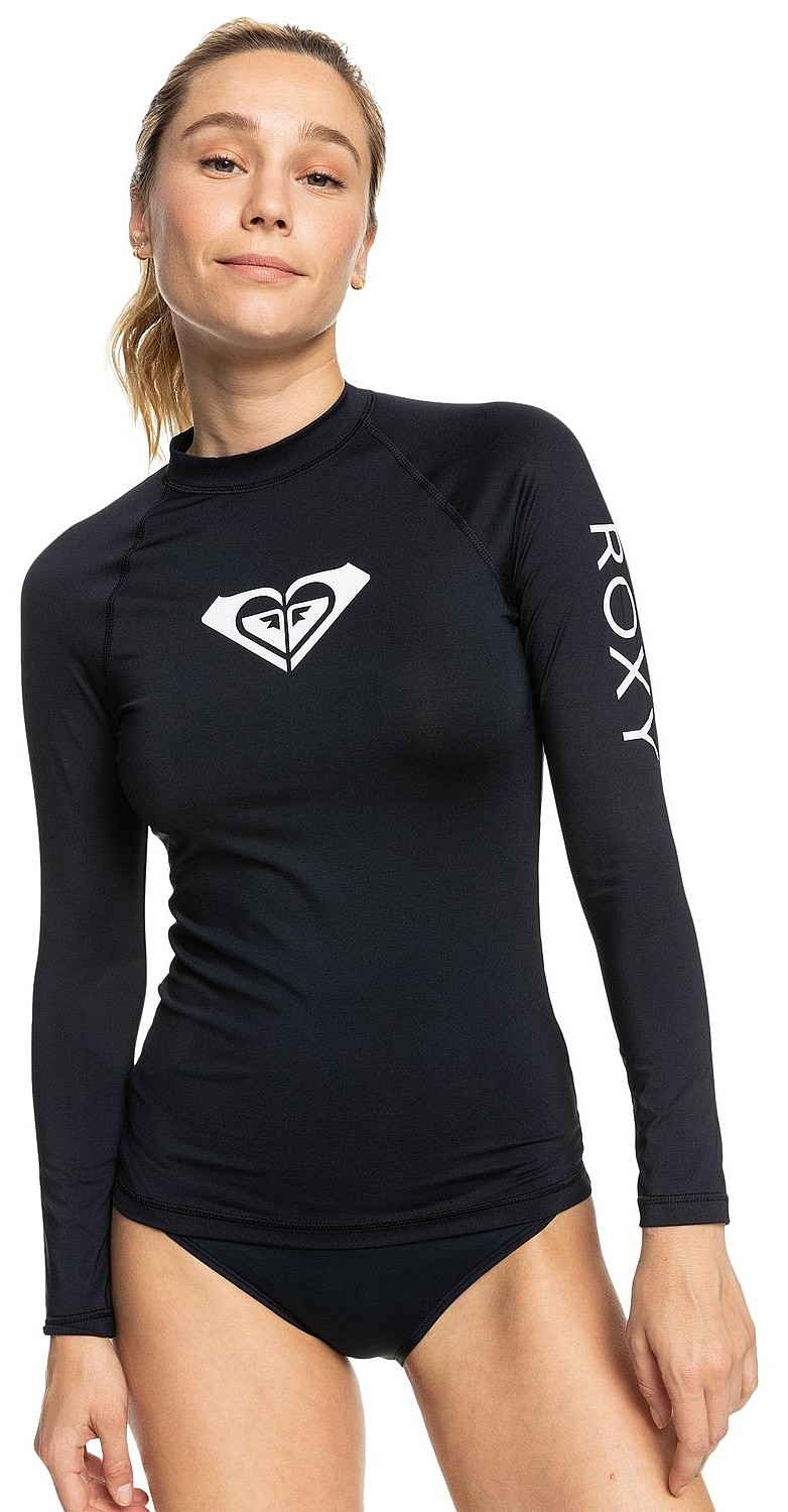 T-shirt Roxy Whole Hearted LS - KVJ0/Anthracite - women´s