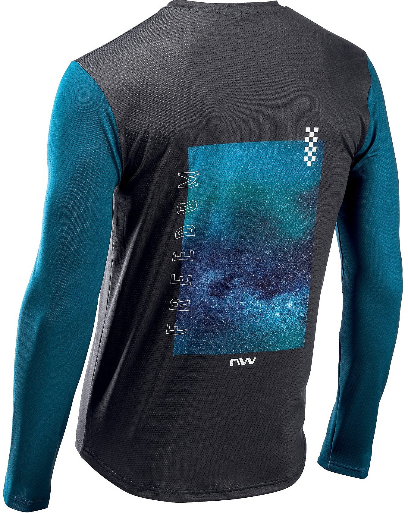 tröja Northwave Freedom Am LS - Blue - men´s