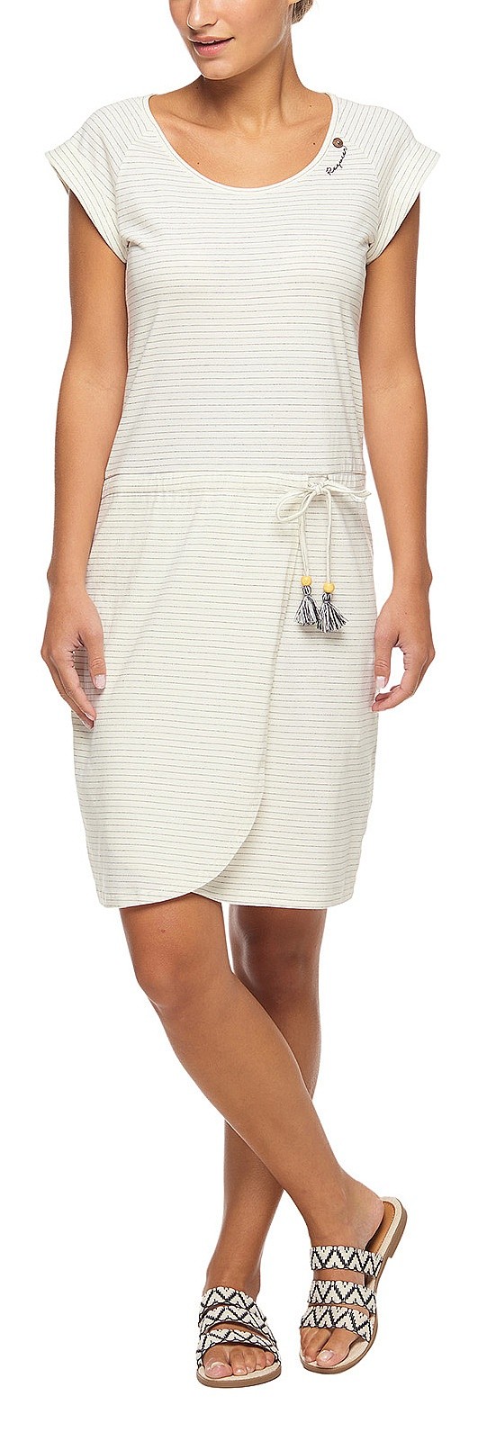 Kleid Ragwear Glitter Organic - 7000/White - women´s
