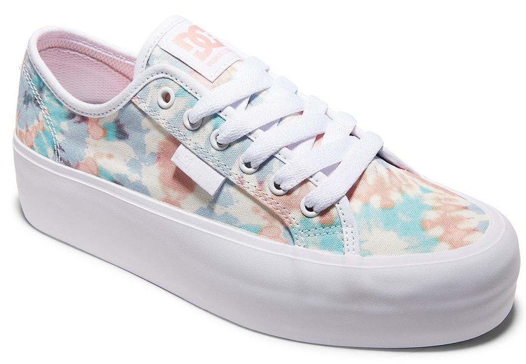 chaussures DC Manual Platform - WPT/White/Print - women´s