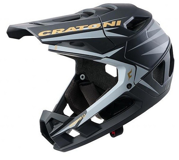 шлем Cratoni Interceptor 2.0 - Black/Gold Matt