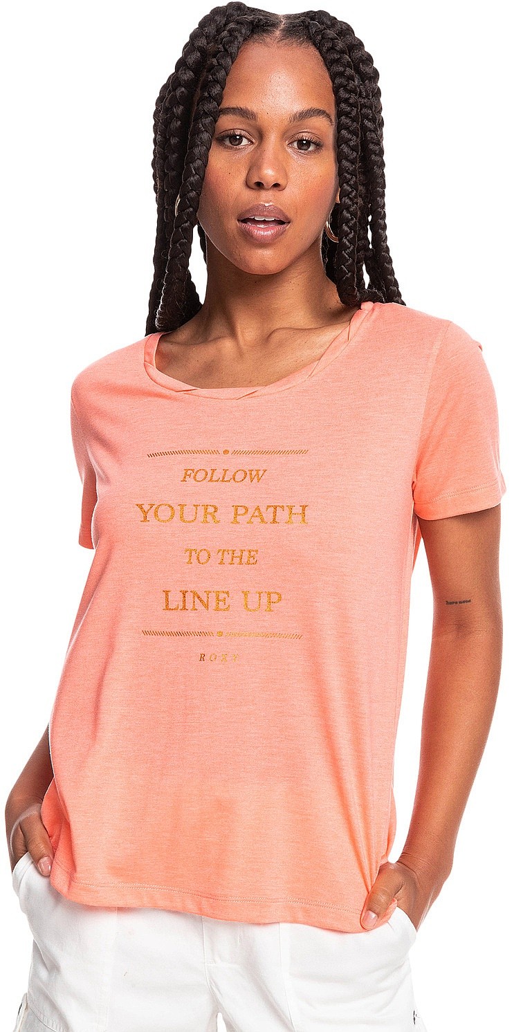 T-shirt Roxy Chasing The Swell - MHF0/Fusion Coral