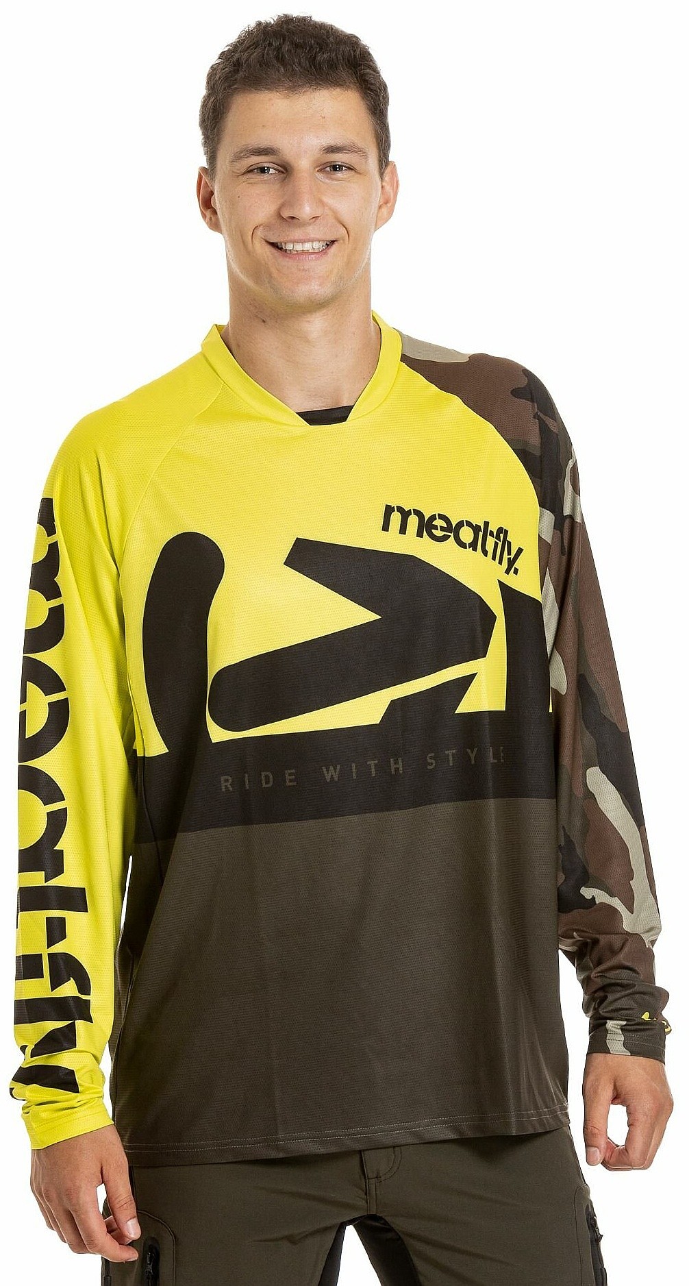 koszulka rowerowa Meatfly Rampage Jersey LS - Rampage