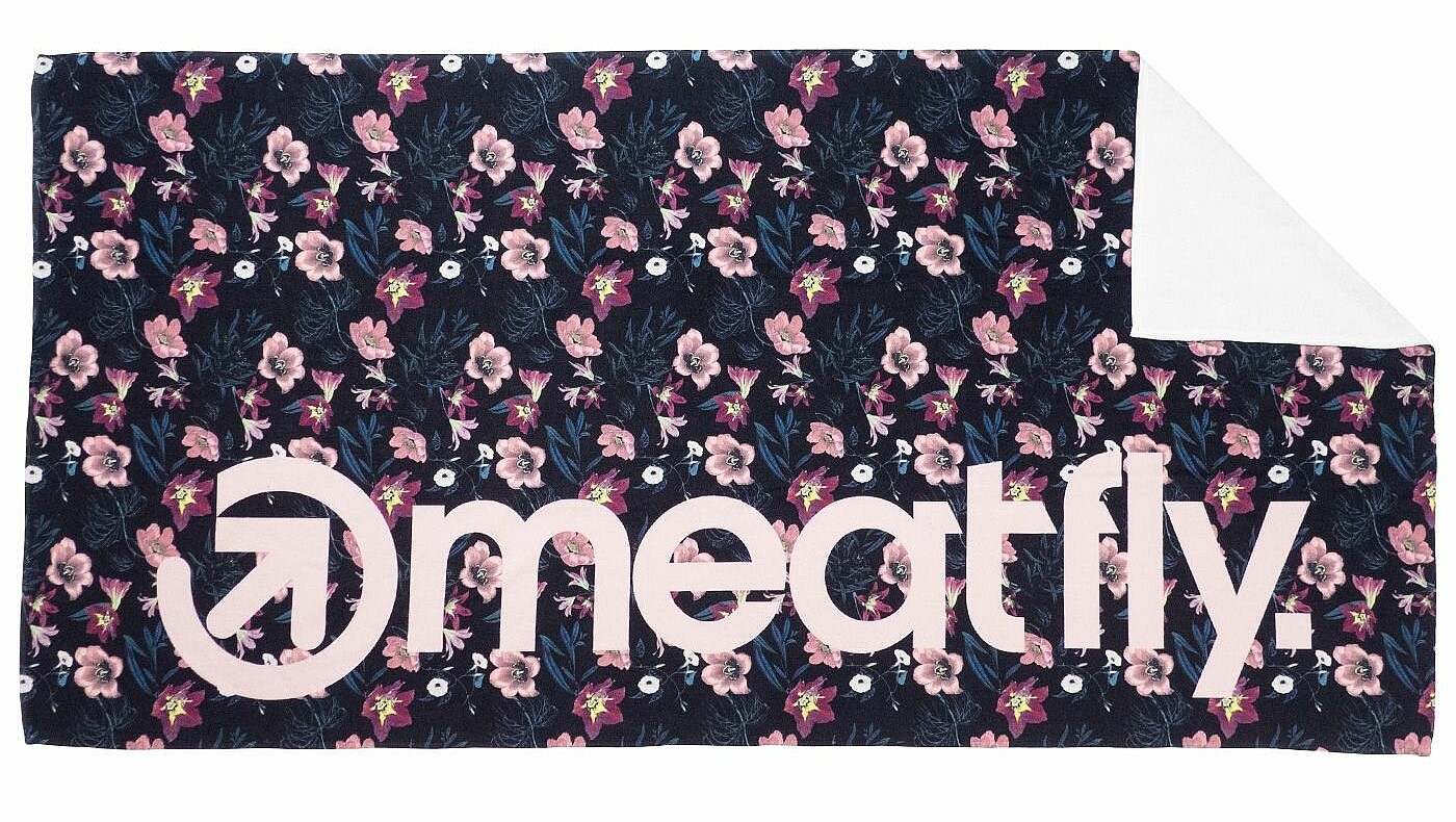 serviette Meatfly Wave Towel - Hibiscus Black - women´s