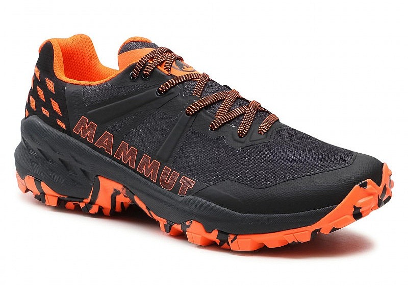 topánky Mammut Sertig II Low - Black/Vibrant Orange