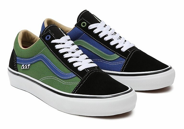 обувь Vans Skate Old Skool - University/Green/Blue - men´s