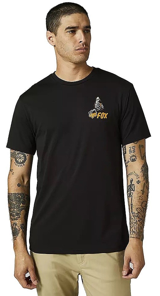 T-Shirt Fox In Sequence Tech - Black 