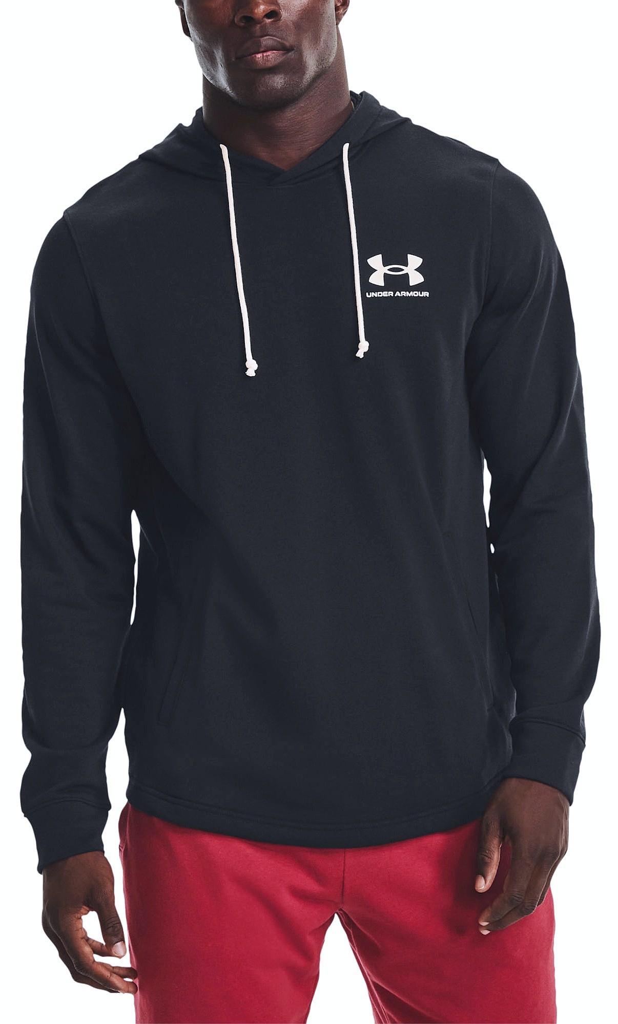 Sweatshirt Under Armour Rival Terry - 001/Black/Onyx White - men´s