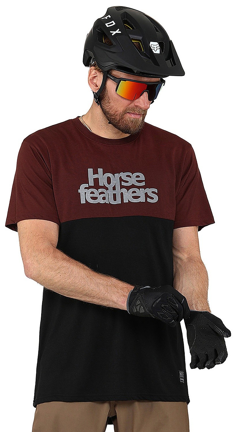джерси Horsefeathers Fury - Burgundy - men´s
