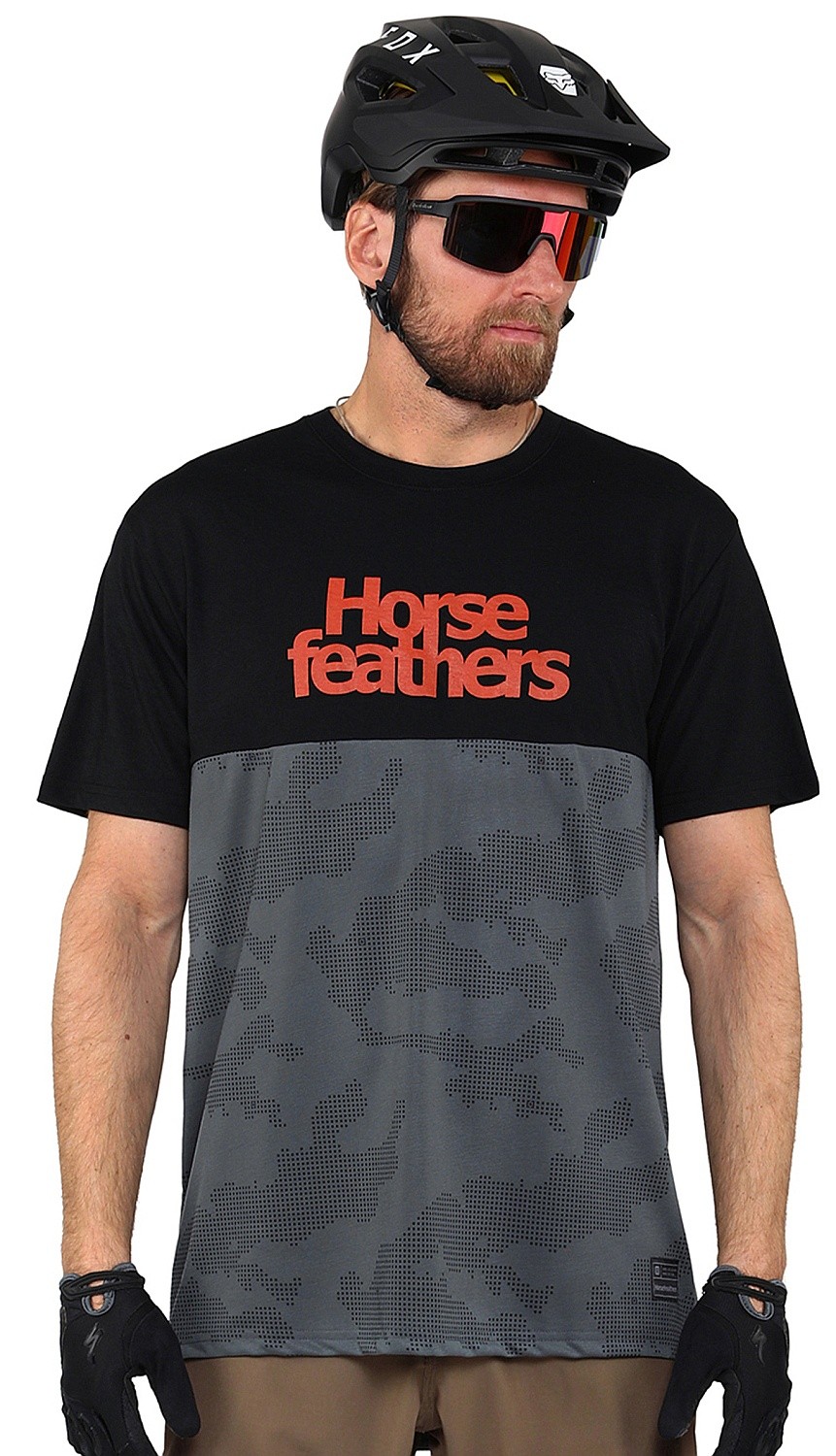 джерси Horsefeathers Fury - Digital/Flame - men´s