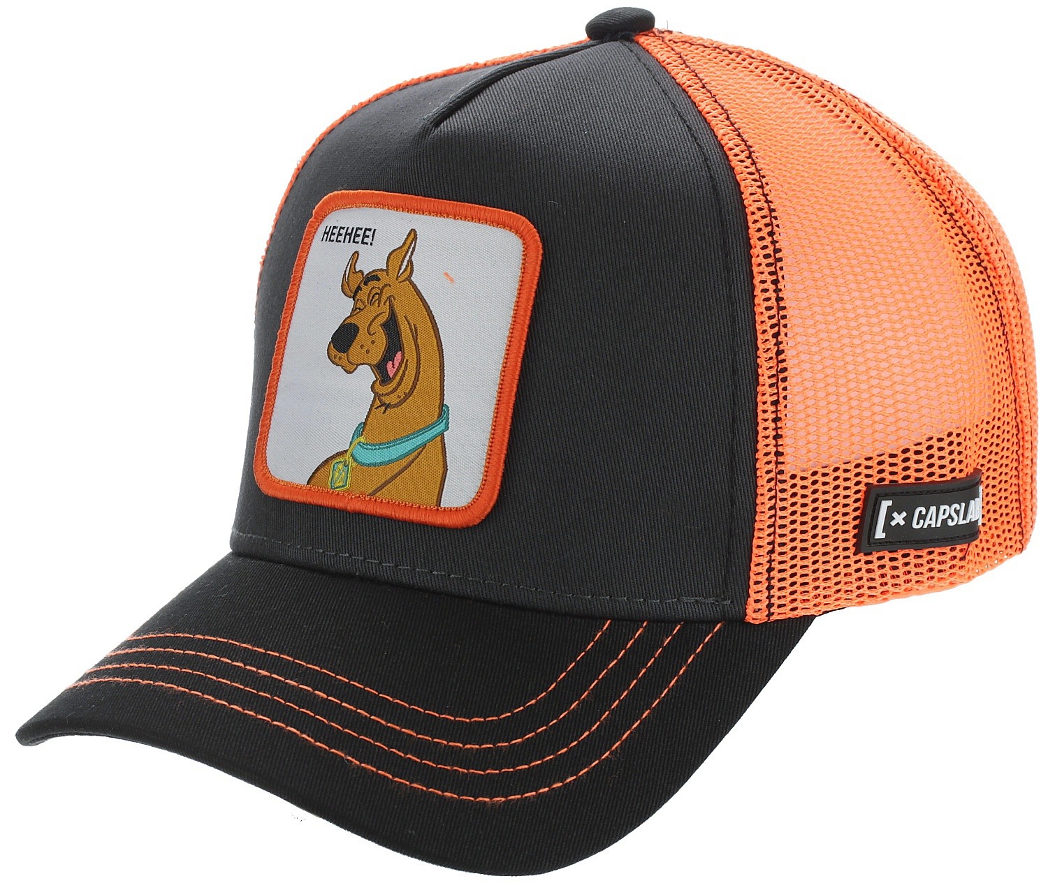 šiltovka Capslab Scooby Doo Trucker Scooby/Dark Grey/Black/Orange