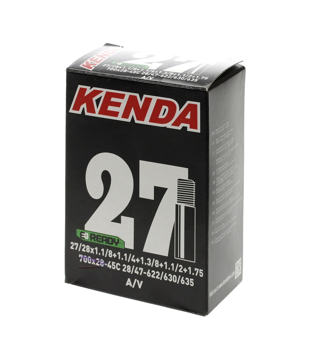 Schlauch Kenda AV 27" (630x22) - 511317/Black