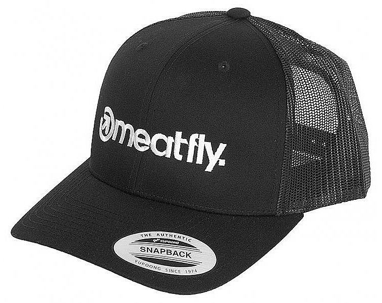 casquette Meatfly MF Logo Trucker - Black