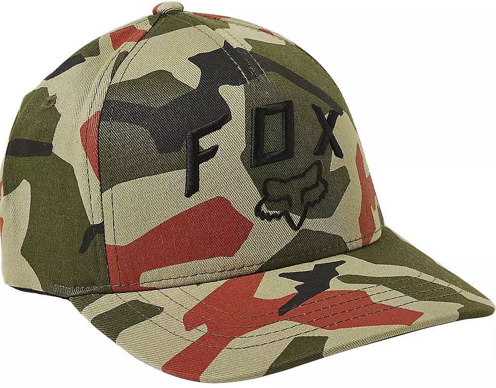 cap Fox BNKR Flexfit - Green Camo - men 