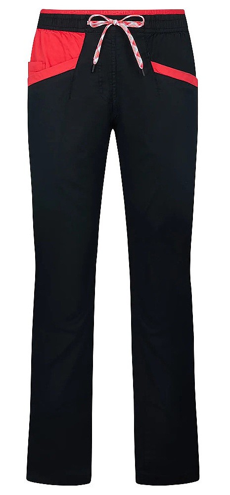 pantalon La Sportiva Temple - Black/Hibiscus - women´s