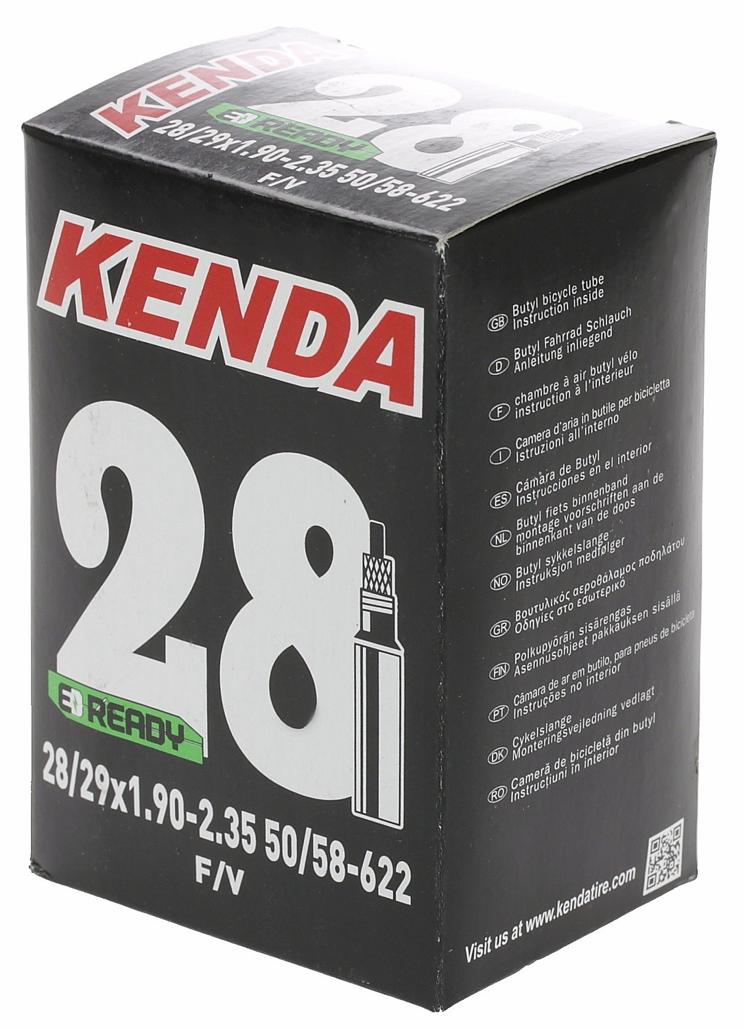 duša Kenda FV 28"x1.90"-2.35" - 512229/Black