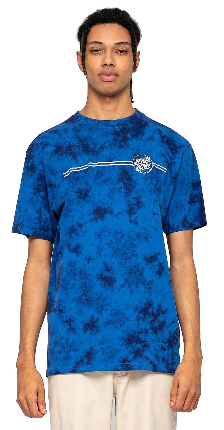 T-shirt Santa Cruz Opus Dot Stripe - Royal Cloud Dye
