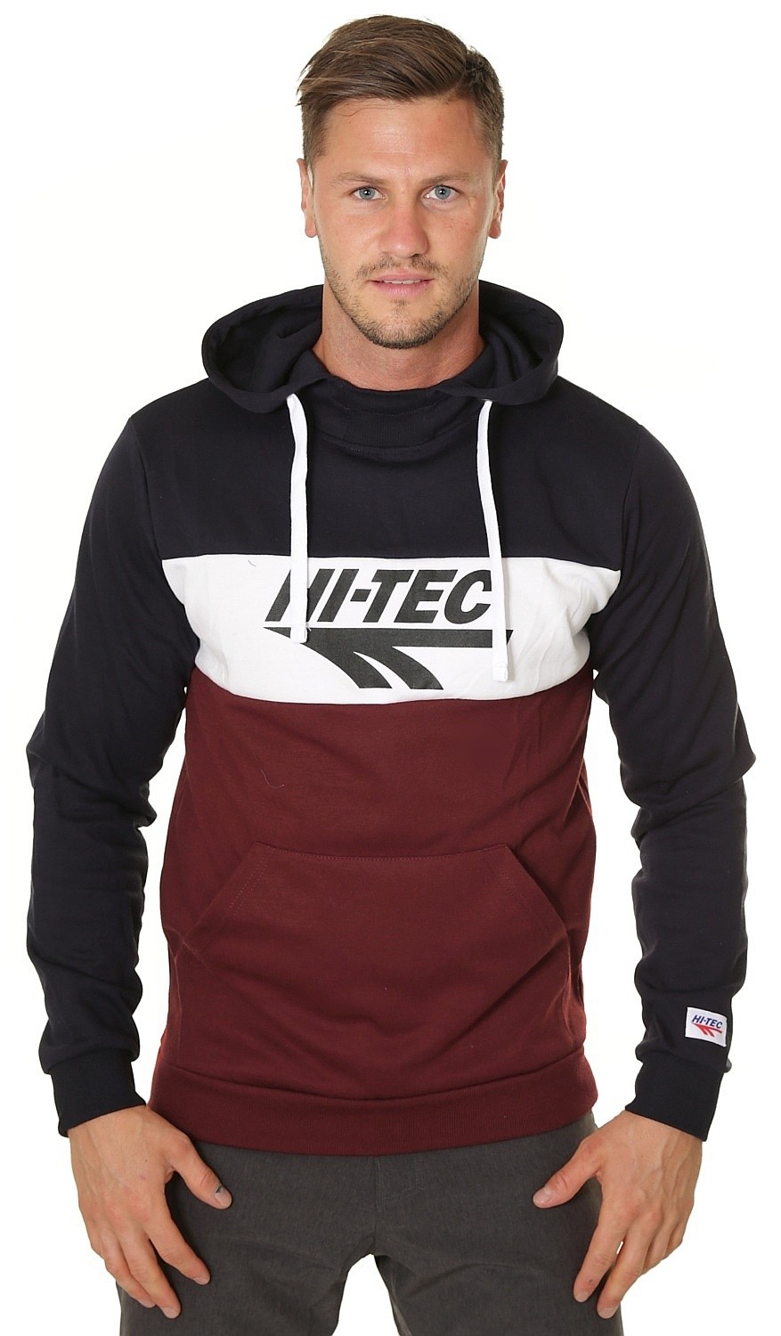 bluza Hi-Tec Paval - Sky Captain/Fired Brick - snowboard-online.pl