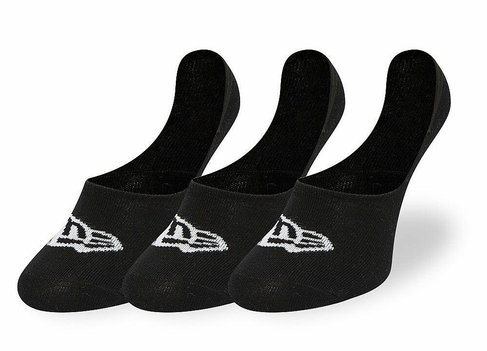 socks New Era Flag Invisible 3 Pack - Black