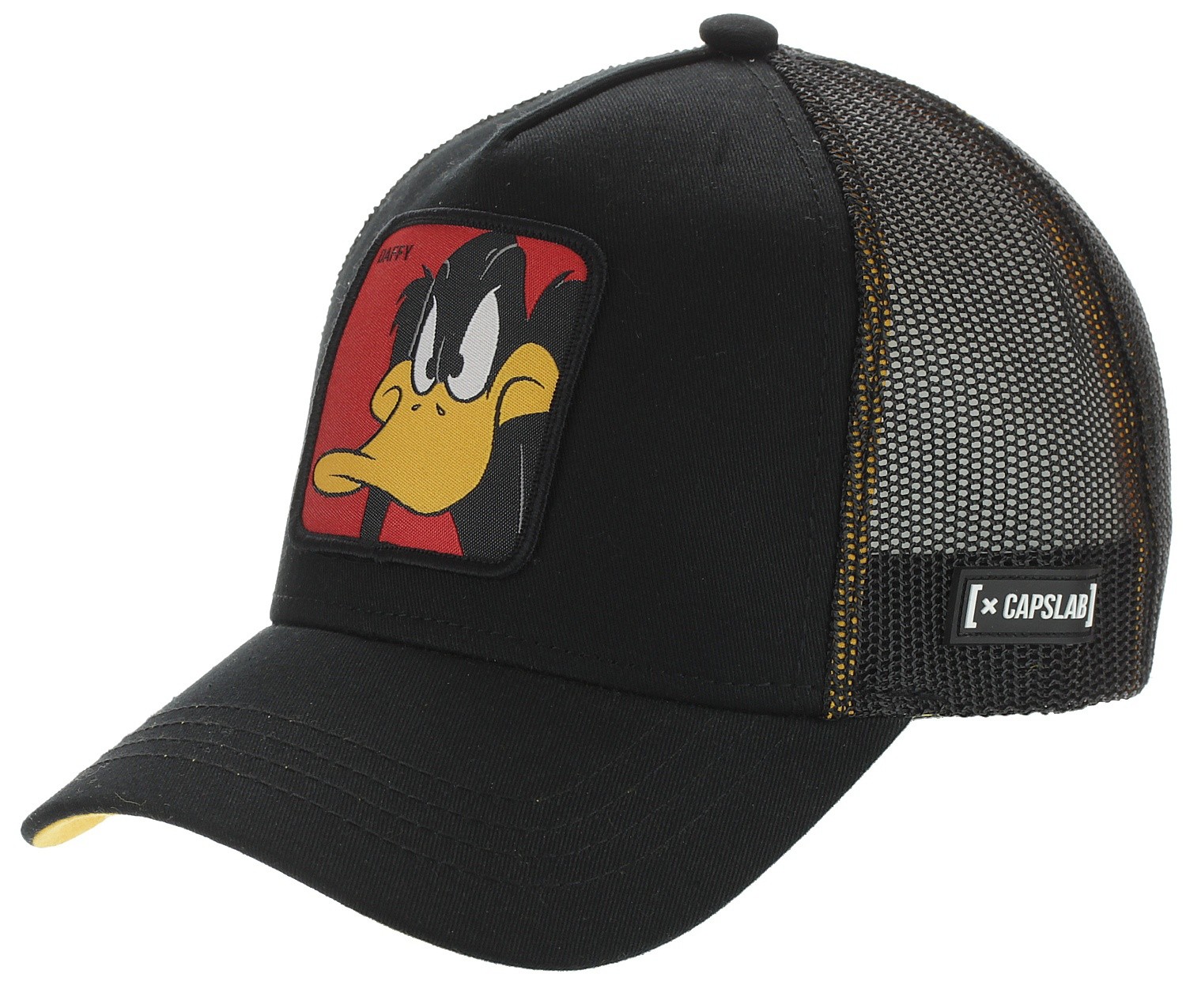 czapka z daszkiem Capslab Looney Tunes Trucker - Daffy/Black