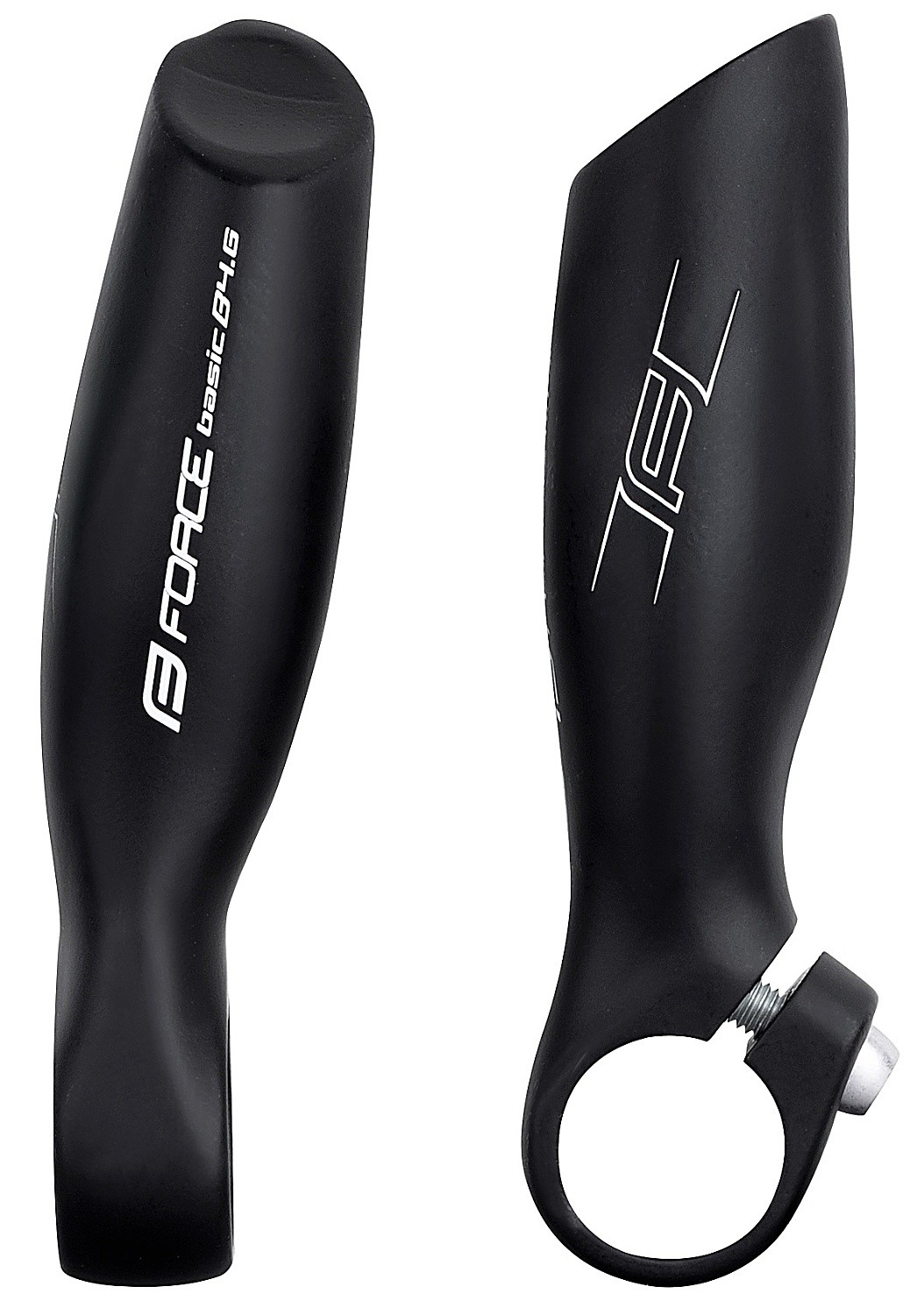 acoples de manillar FORCE B4.6 11.5 Al - Matt Black